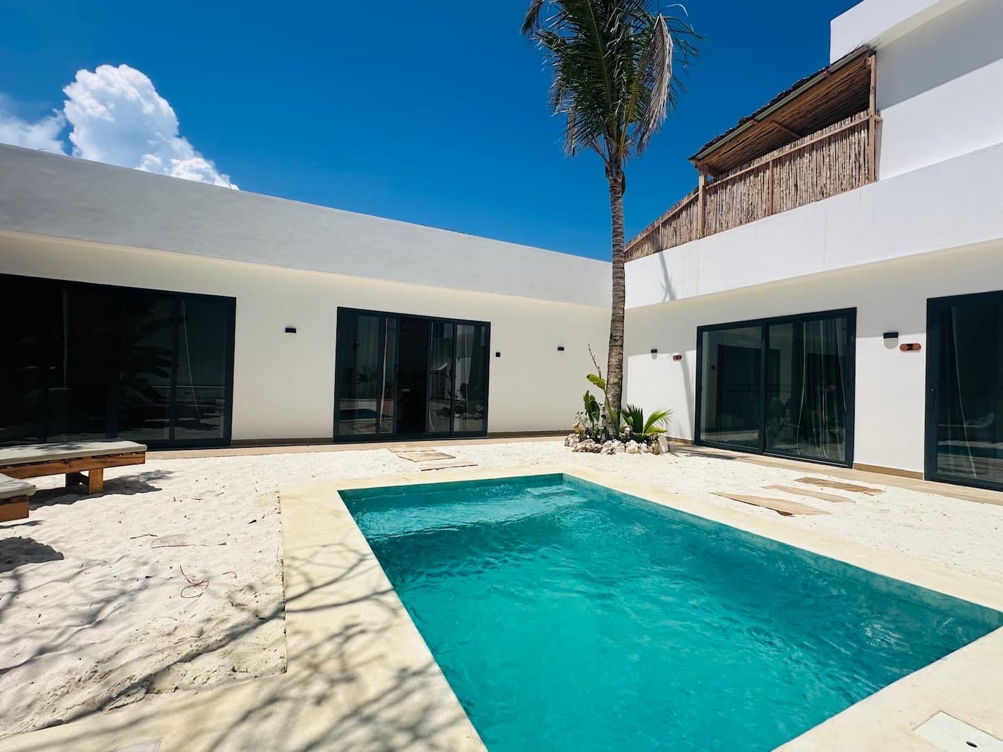 The Family Villa private pool and courtyard